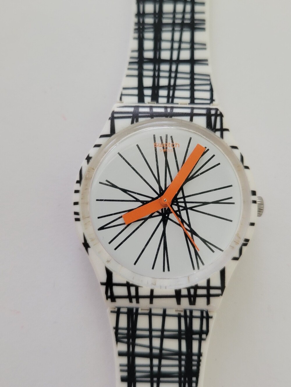 Swatch Lace Me GW183 2018 Standard Gents 34mm Silicone